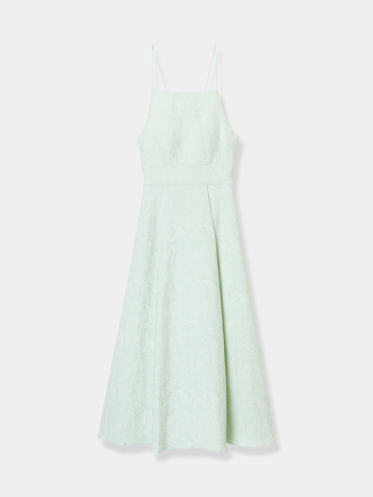 Open Back Jacquard Dress