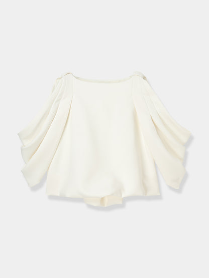 Drape Sleeve Balloon Tops