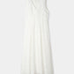 Cut jacquard sheer Dress