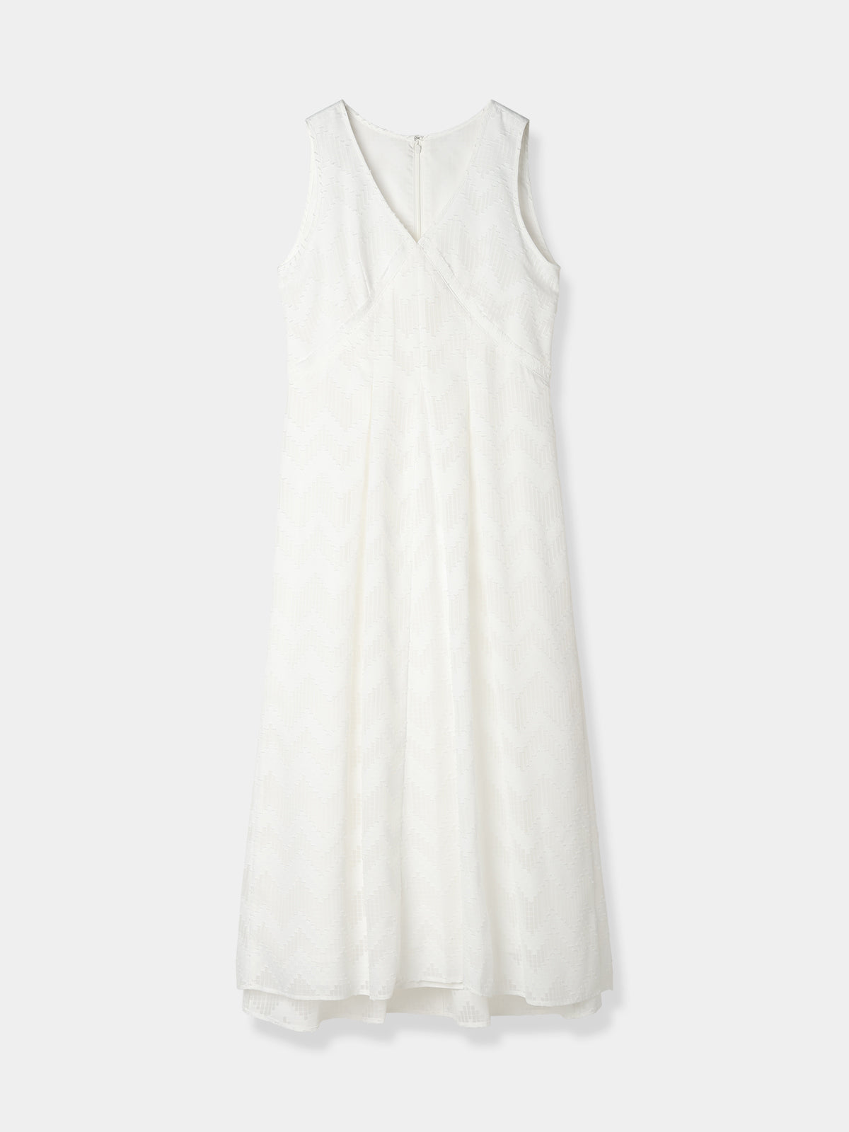 Cut jacquard sheer Dress – L