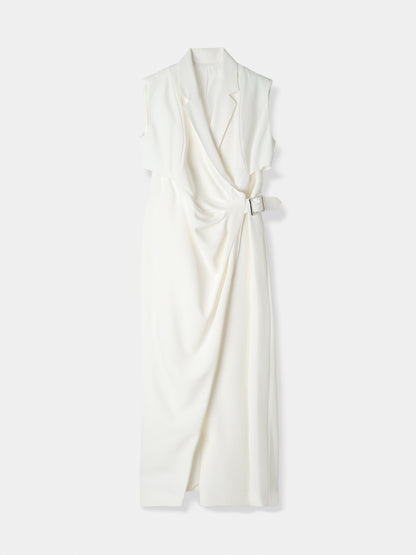 【再入荷】Side-buckle Drape Dress