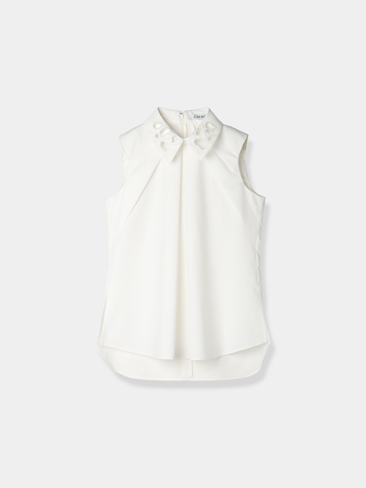 Embroidery collar Blouse – L