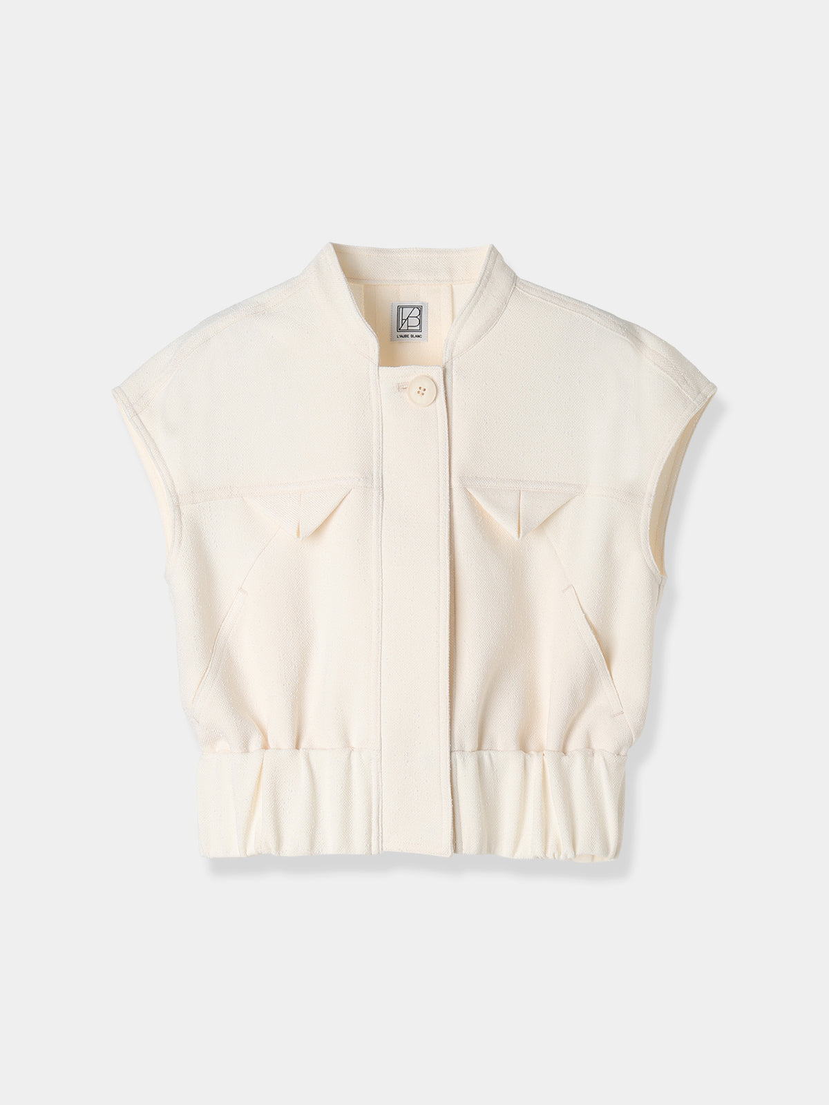 French Sleeve Tweed Blouson