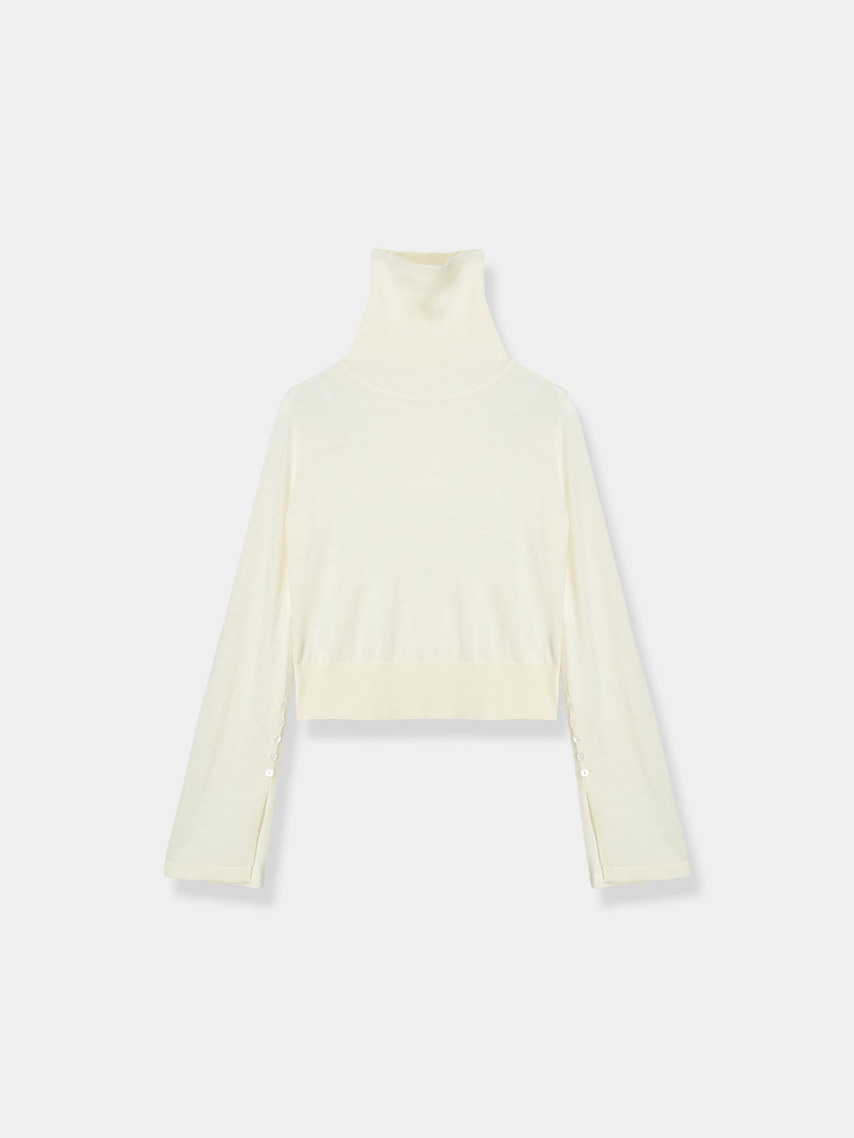 Compact Slit Sleeve Knit – L'AUBE BLANC