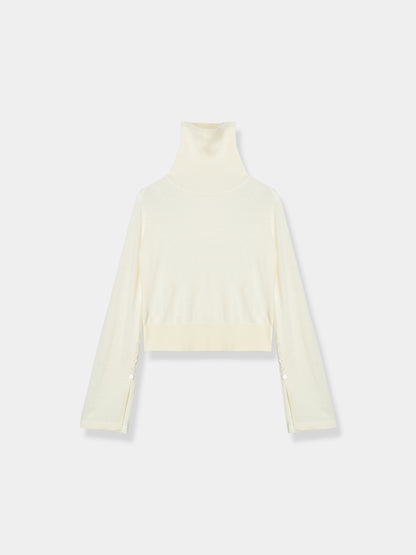 Compact Slit Sleeve Knit