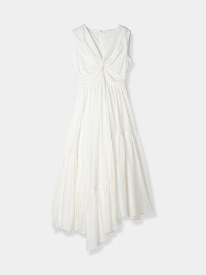 Irregular hem twist Dress
