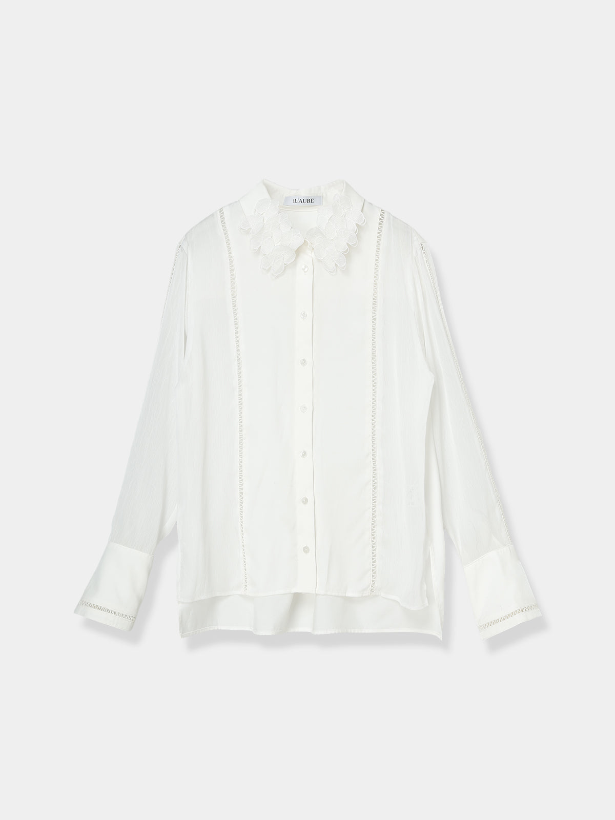 Orchid Embroidered Collar Shirt