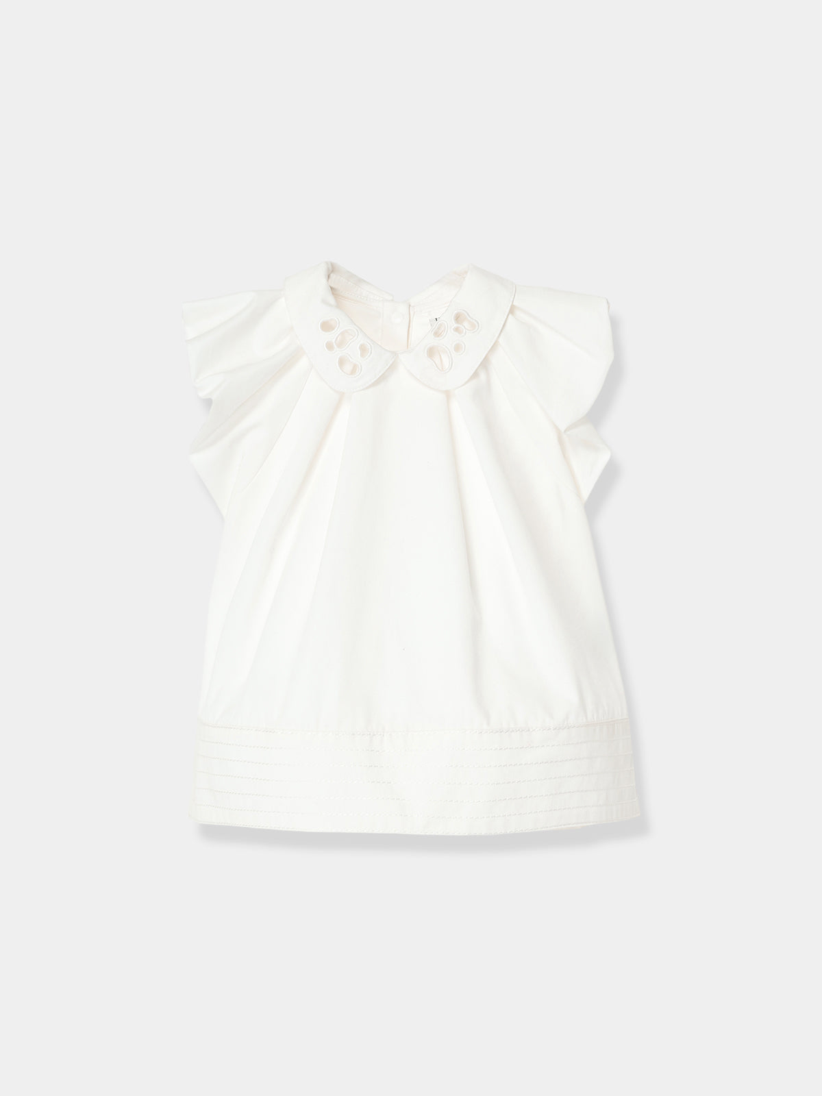 Bean Cutwork Collar Dress