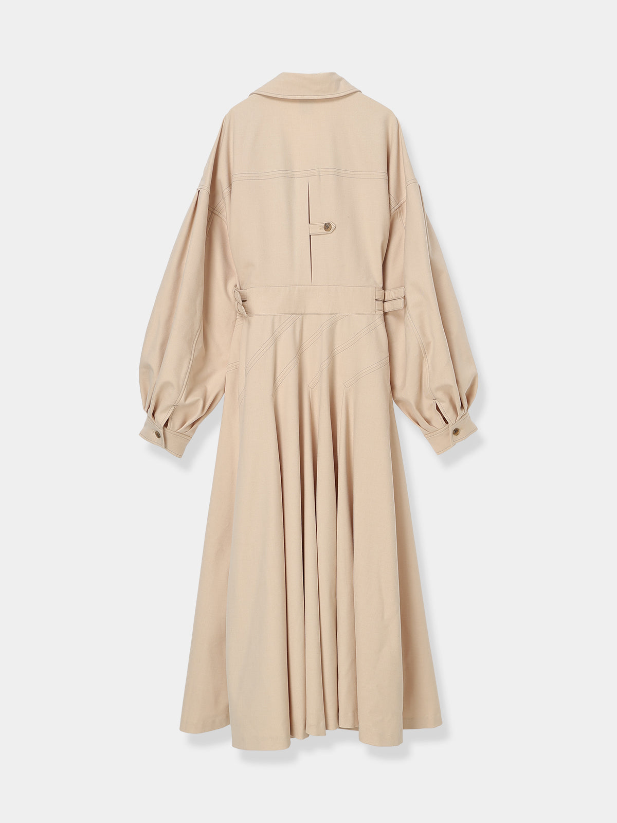 Asymmetric Side Buckle Dress