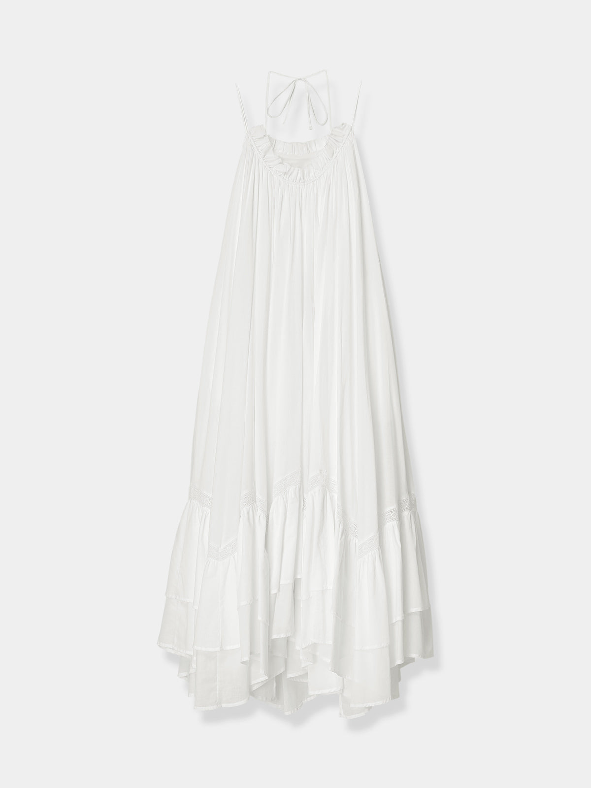 Smocking Lace Volume Dress