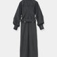 Belted Wool Shirt Dress