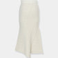 Panel Rib Wool Knit Skirt