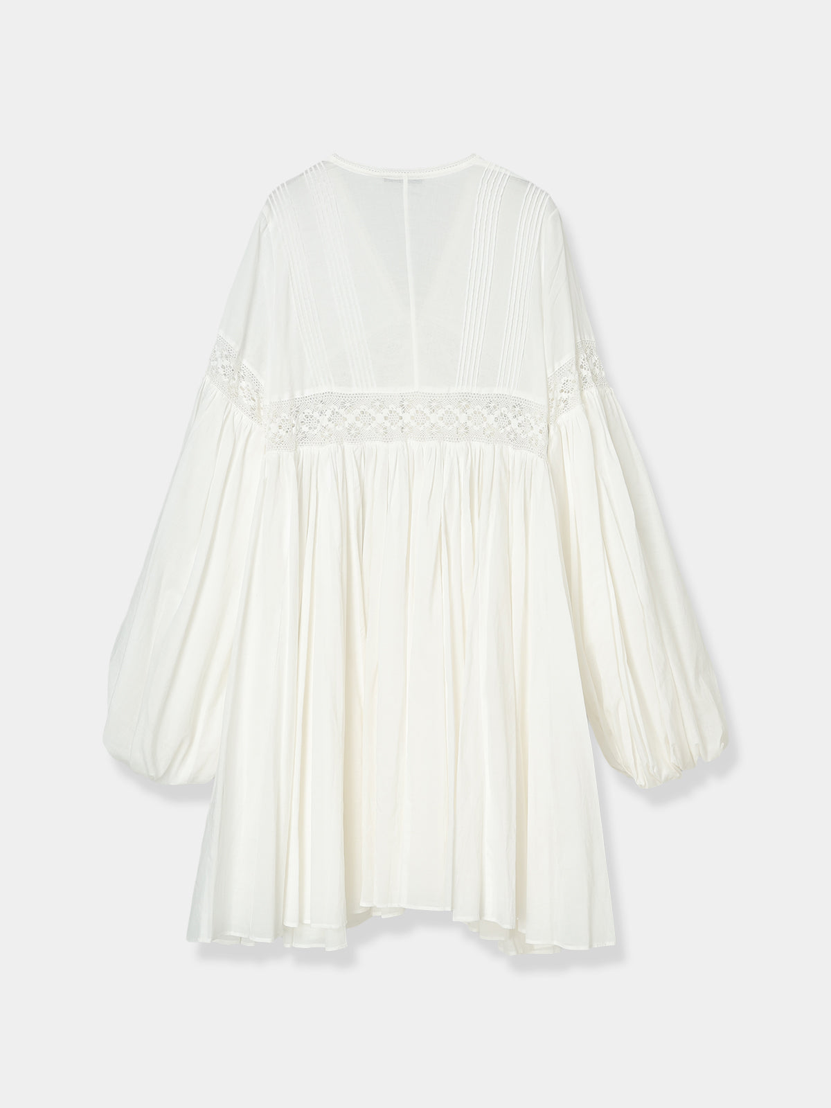 Yoke Lace Volume Dress