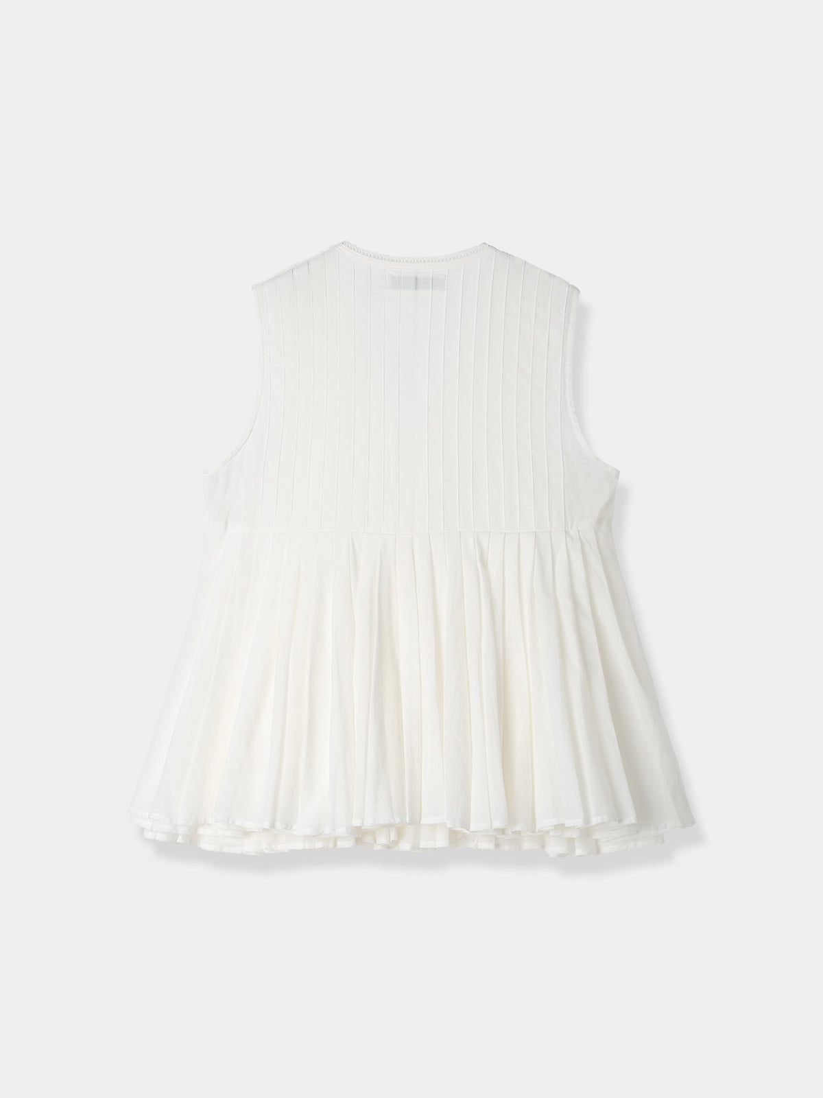 Cotton Tiered Volume Blouse