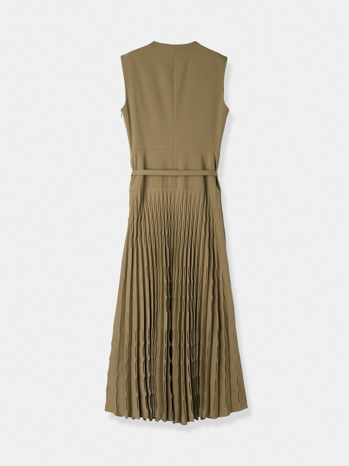 Shell Pleats Dress