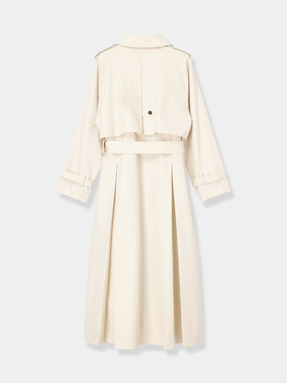 Belted Flare Trench Coat