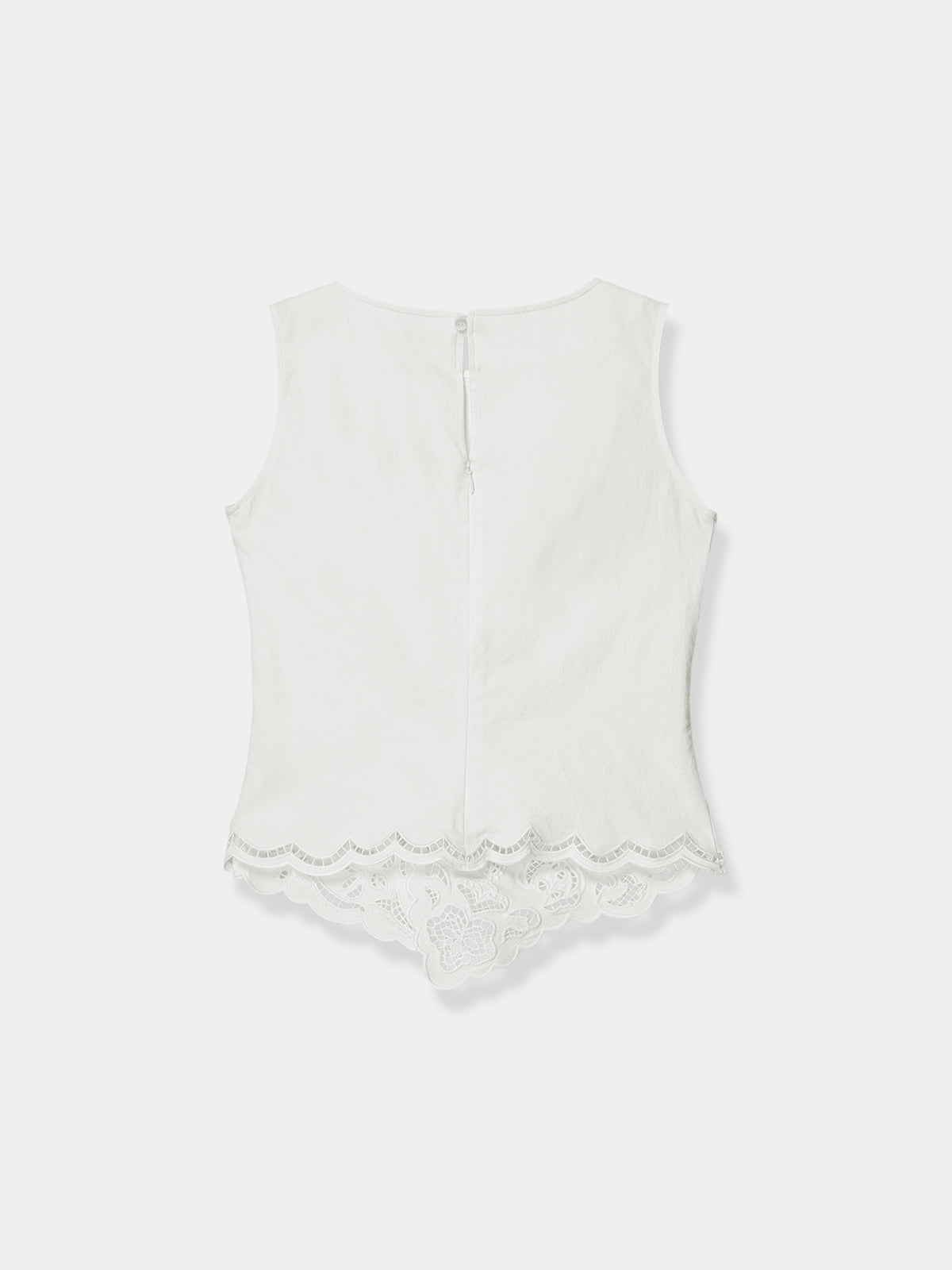 Orchid Cutwork Twist Top