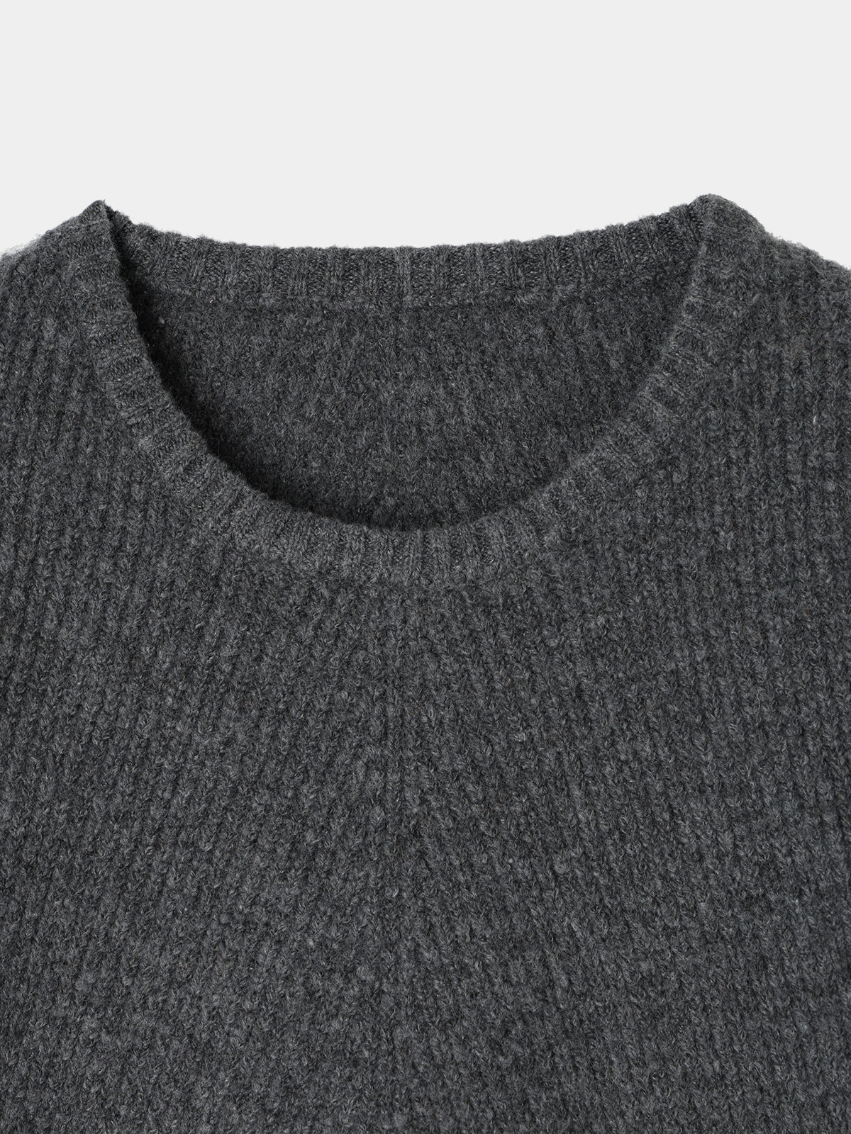 Cropped Damage Knit tops