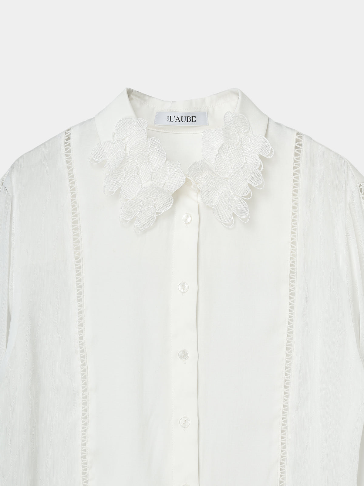 Orchid Embroidered Collar Shirt