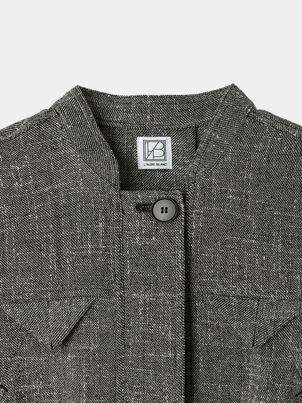 French Sleeve Tweed Blouson