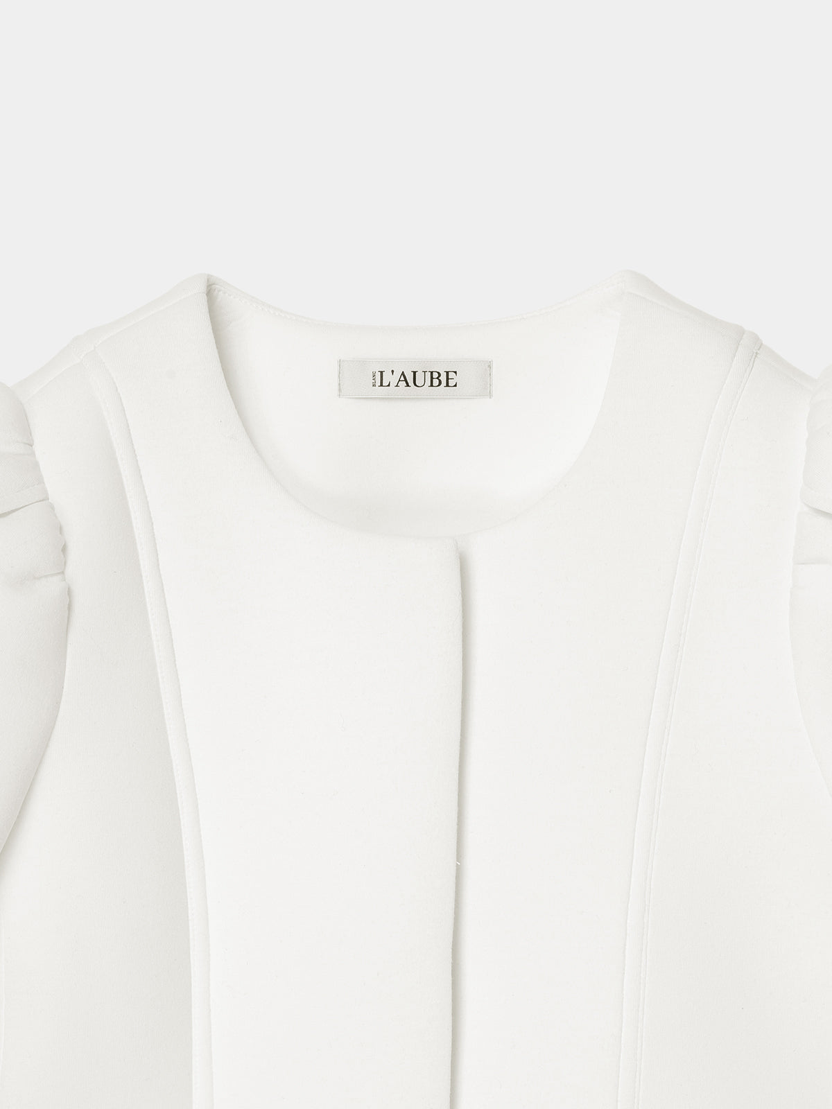 Tulip Sleeve Compact Jacket – L'AUBE BLANC
