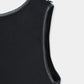 Leather Trimmed Wool Jumper Dress