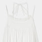 Smocking Lace Volume Dress