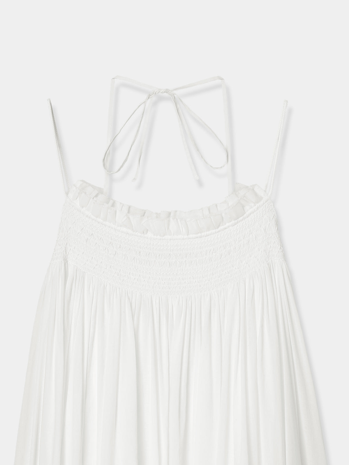 Smocking Lace Volume Dress