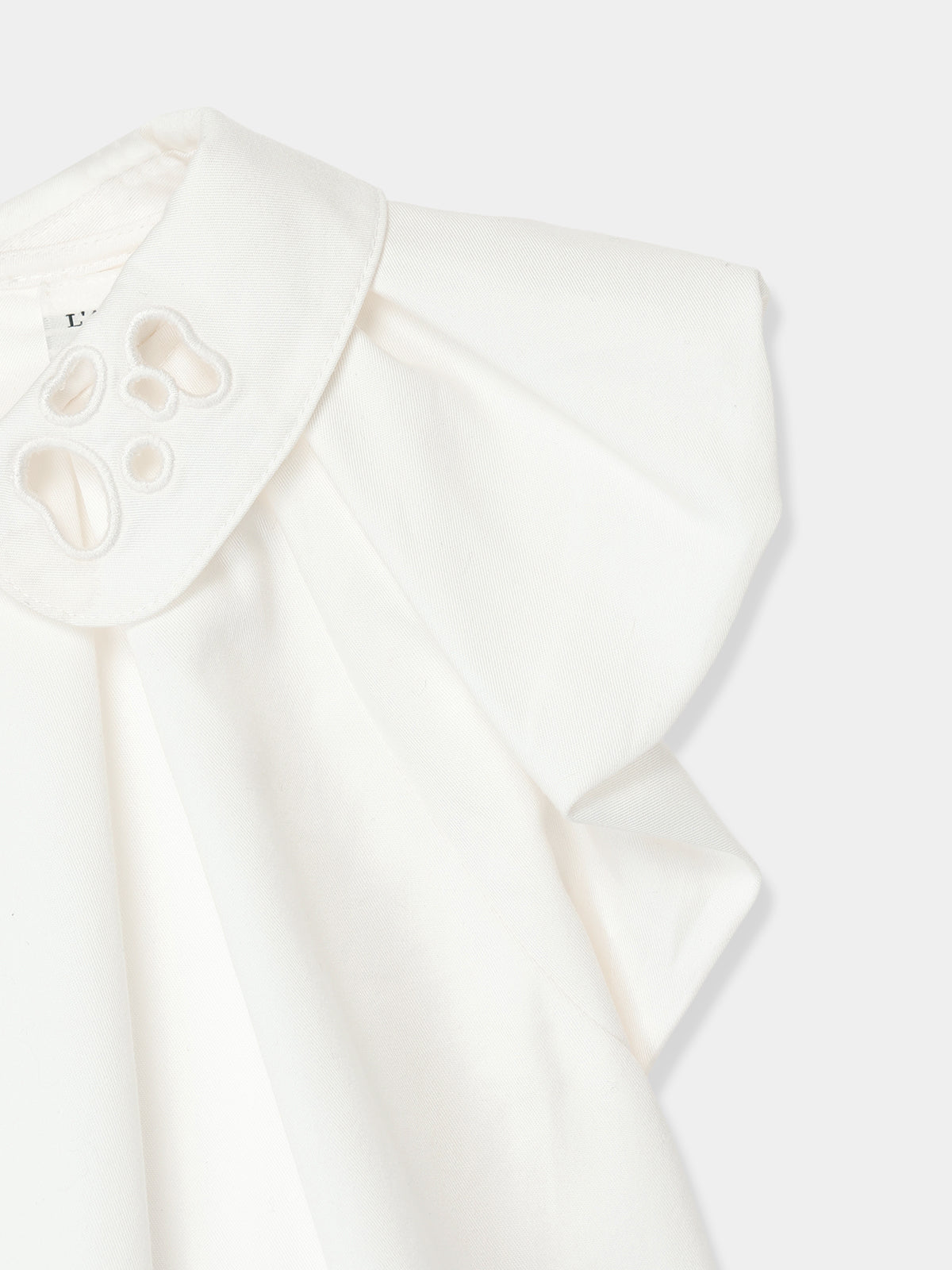 Bean Cutwork Collar Dress