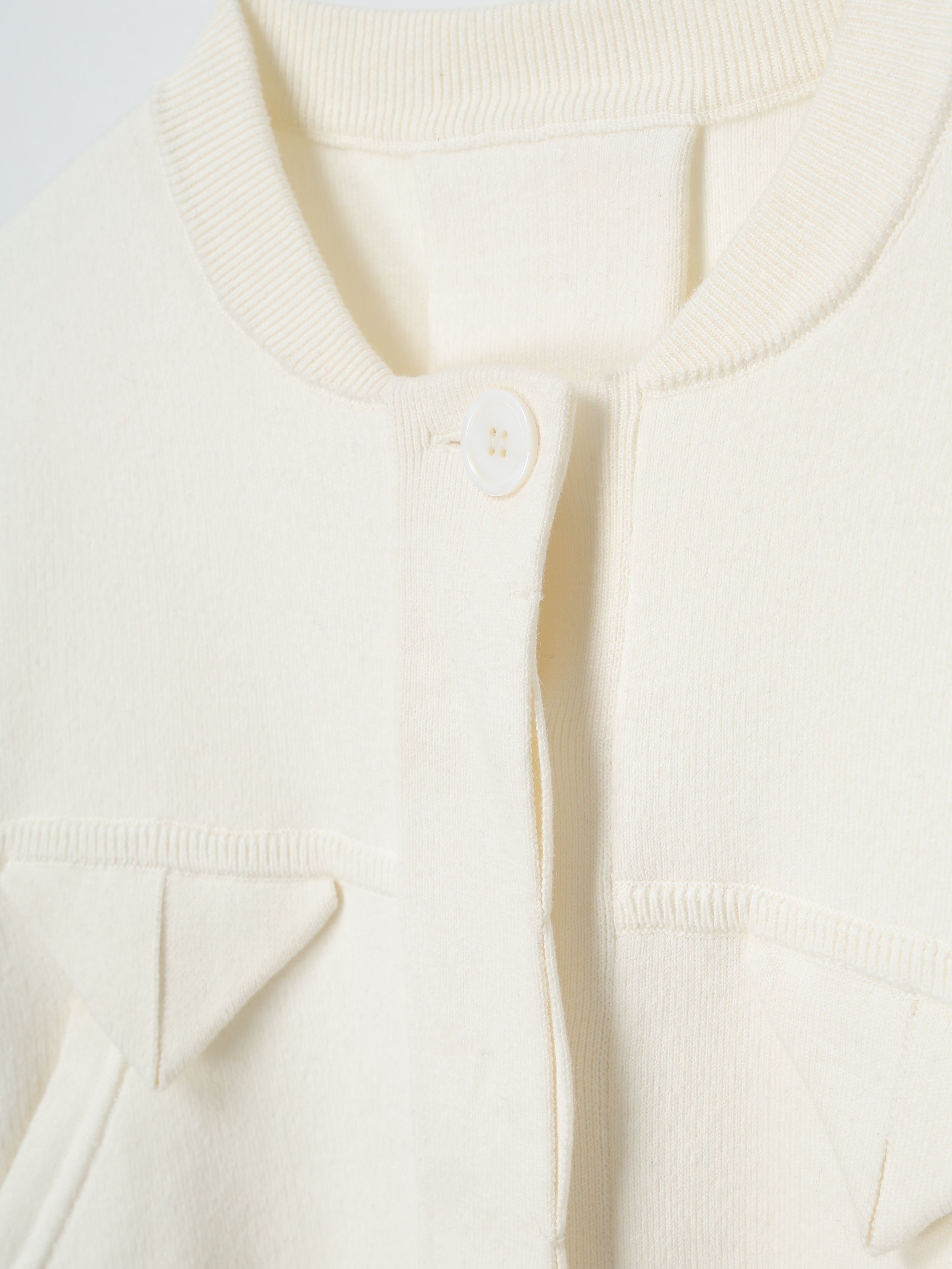 Compact Knit Cashmere Blouson