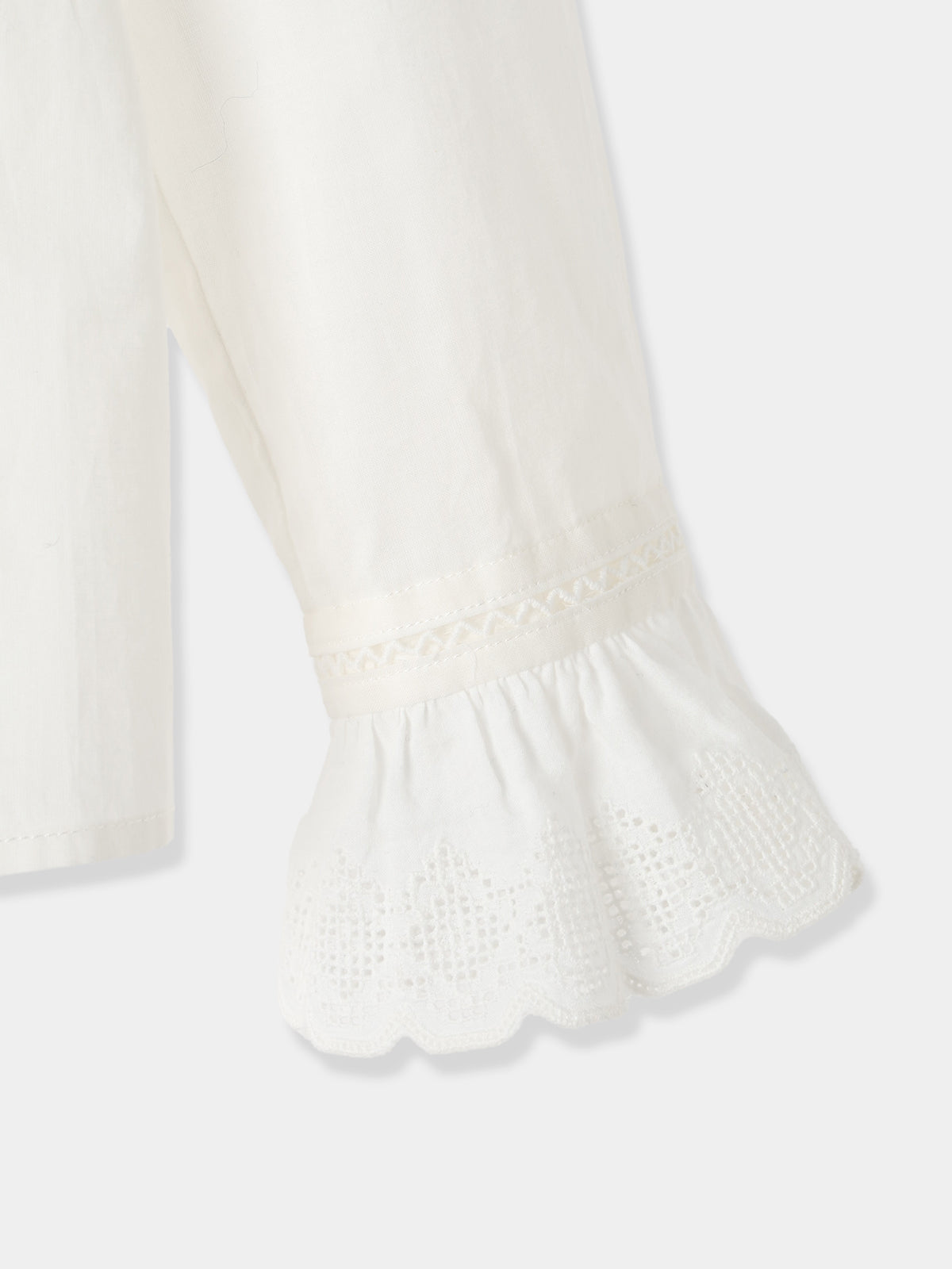 Geometric Lace Blouse