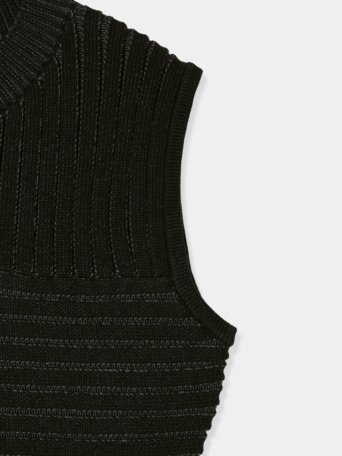Panel Rib Knit Tops