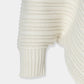 Panel Rib Wool Knit Tops