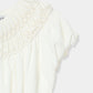 【予約販売】Beaded Smocked Puff Sleeve Top