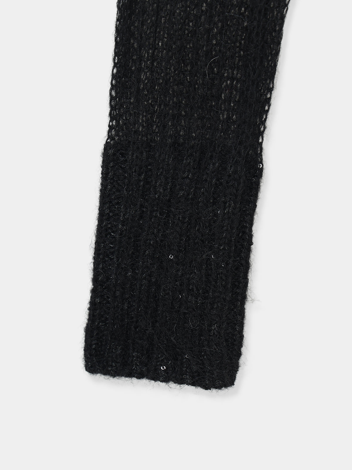Sequin Sheer Polo Knit