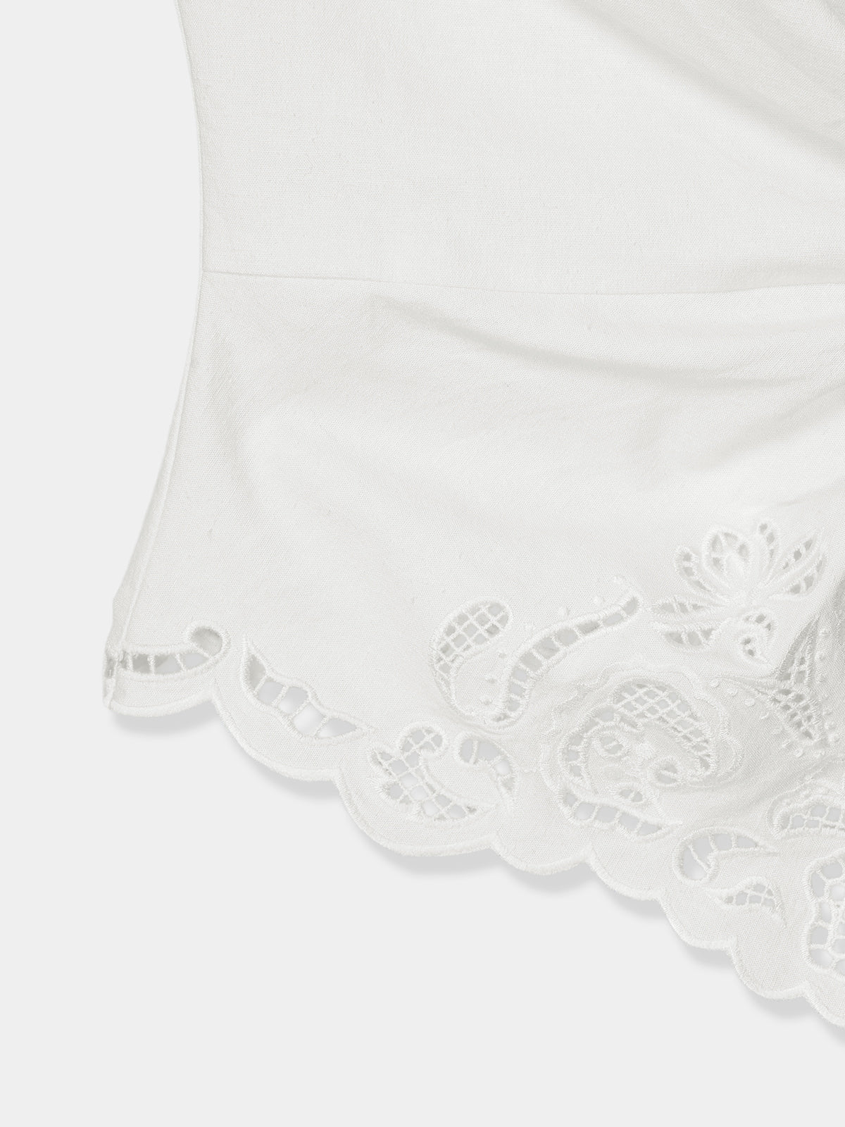 Orchid Cutwork Twist Top