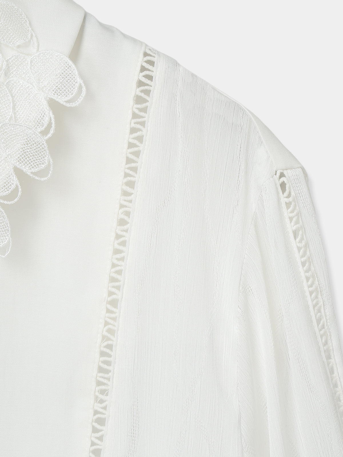 Orchid Embroidered Collar Shirt