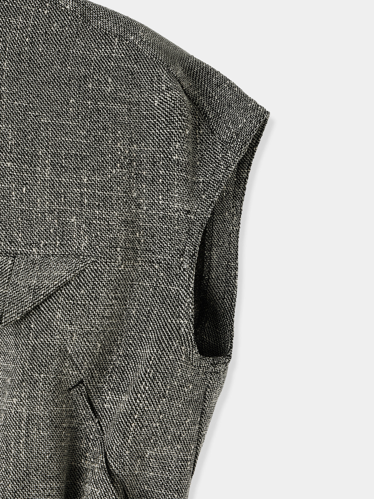 French Sleeve Tweed Blouson