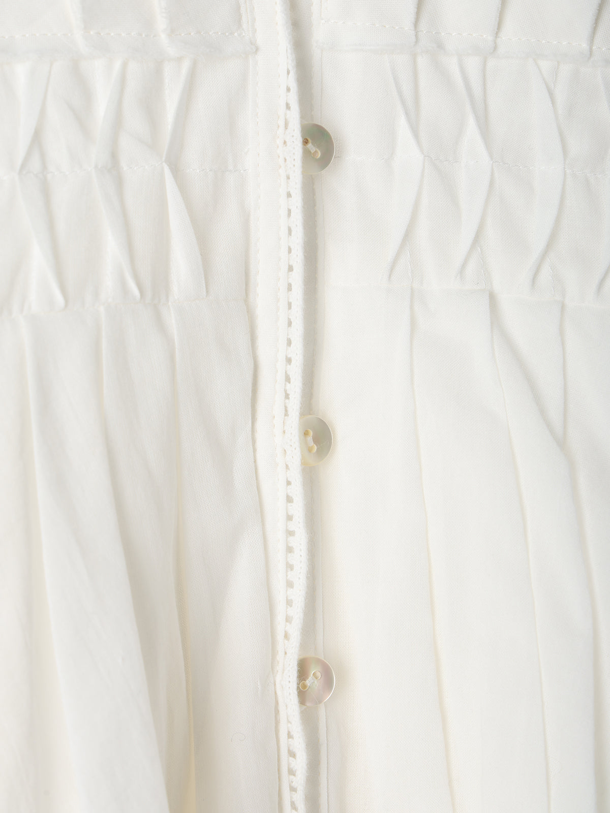Cotton Tiered Volume Blouse