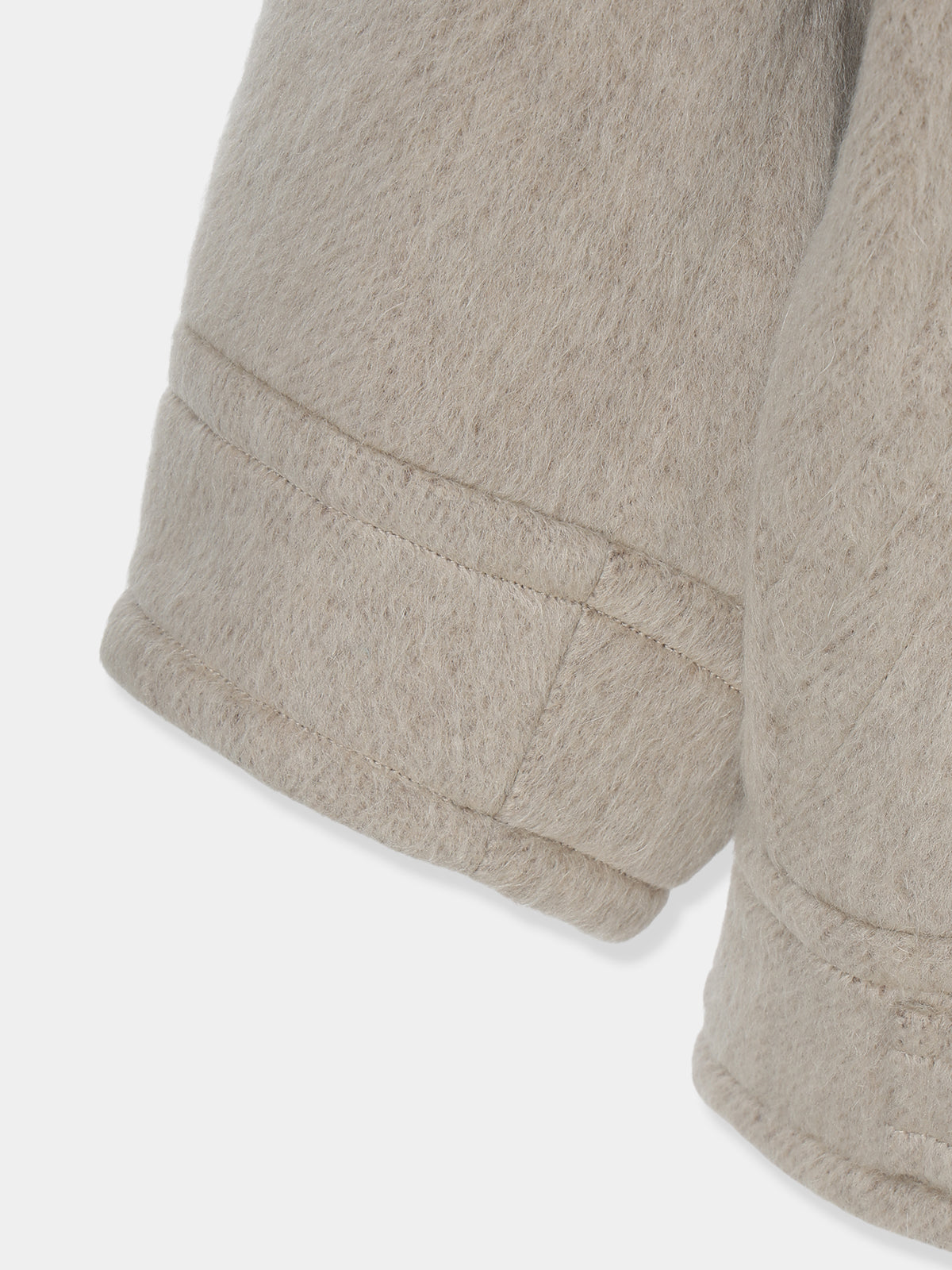 Signature Wide Lapel Mid Coat