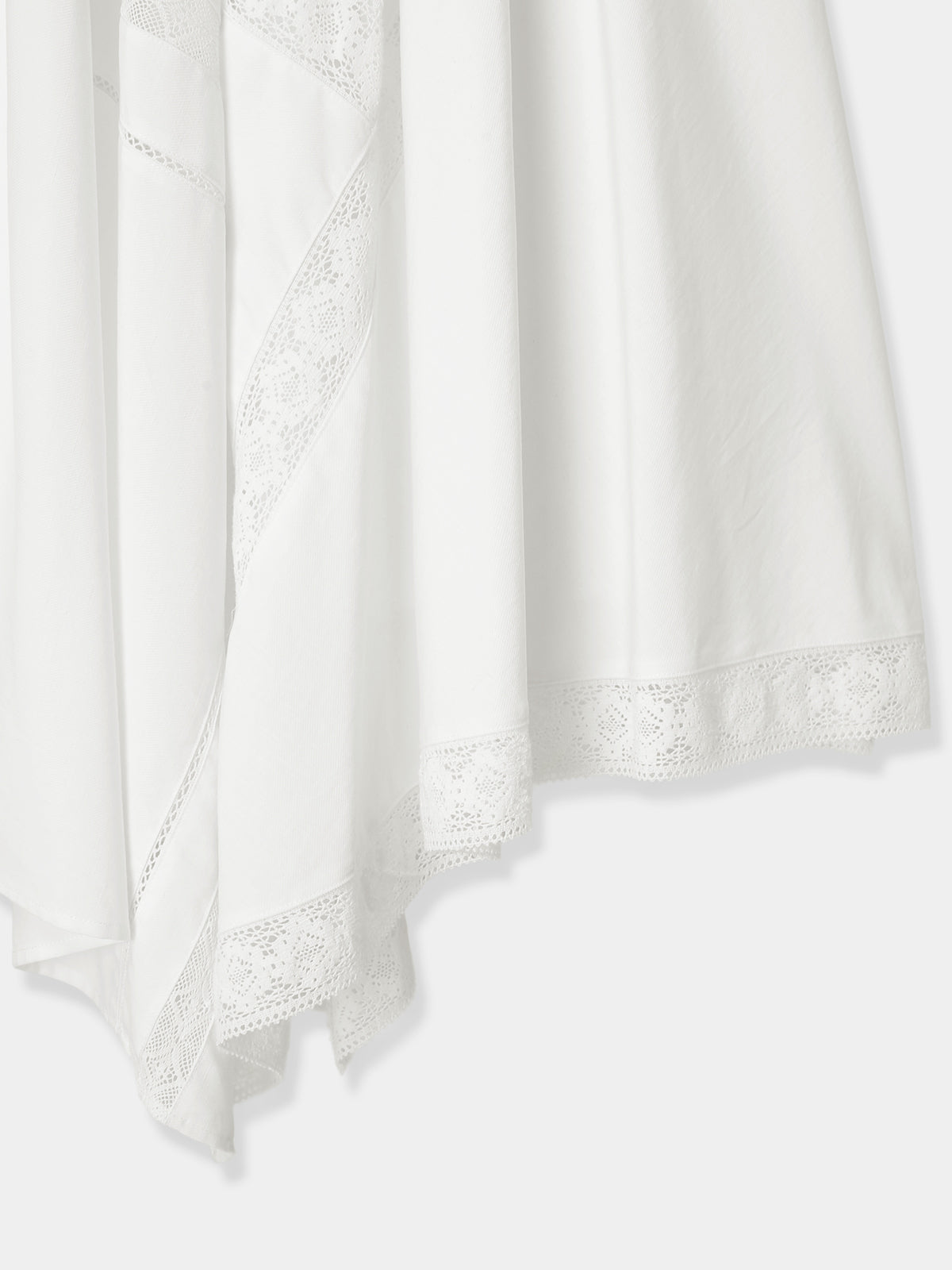 Asymmetric Lace Panel Dress