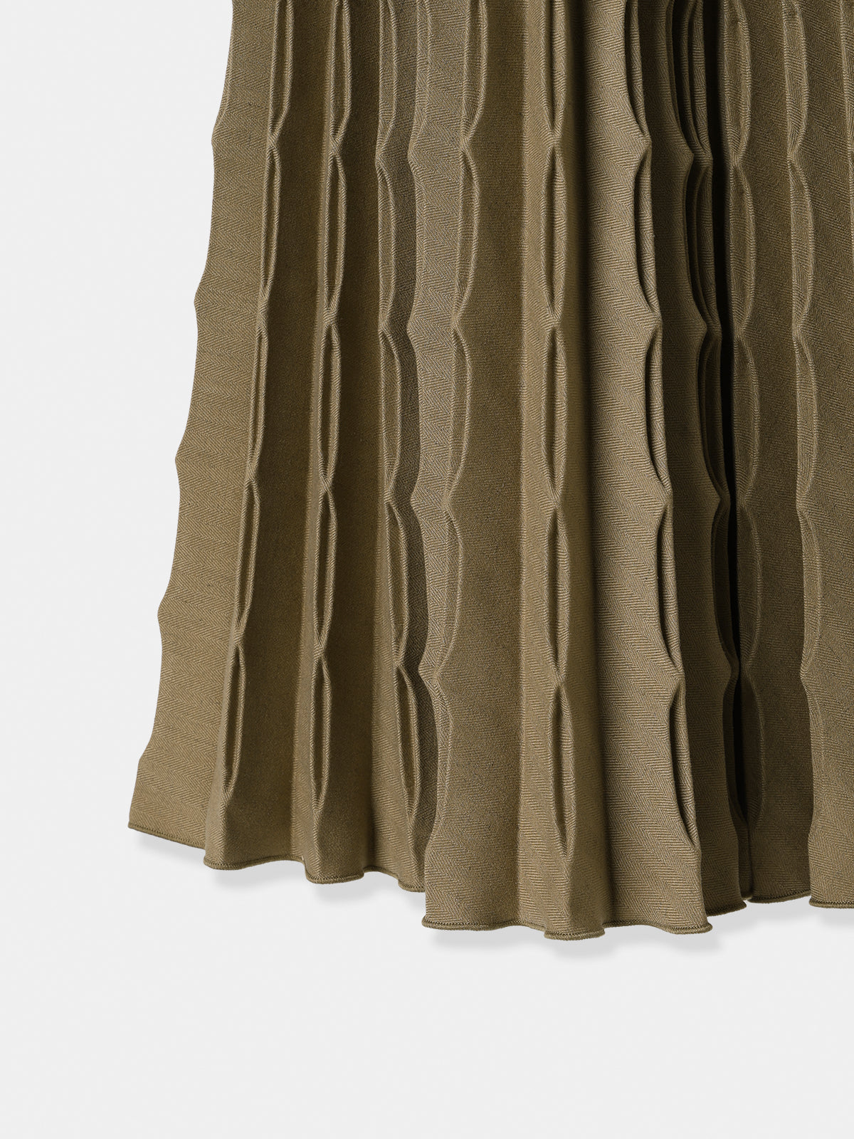 Shell Pleats Dress