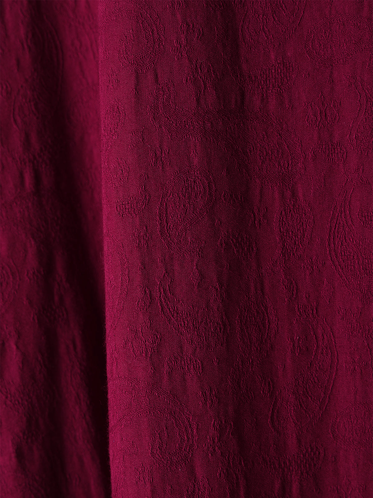 Paisley jacquard piping Dress
