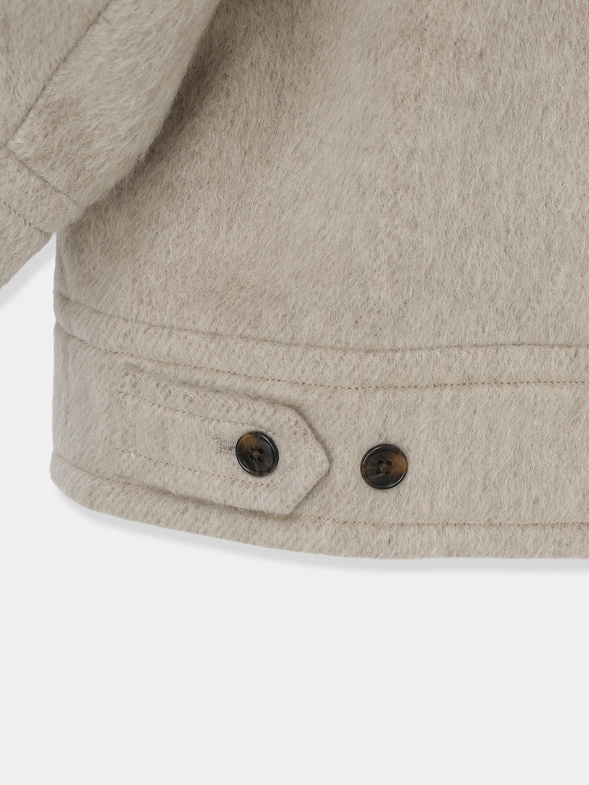 Signature Wide Lapel Mid Coat