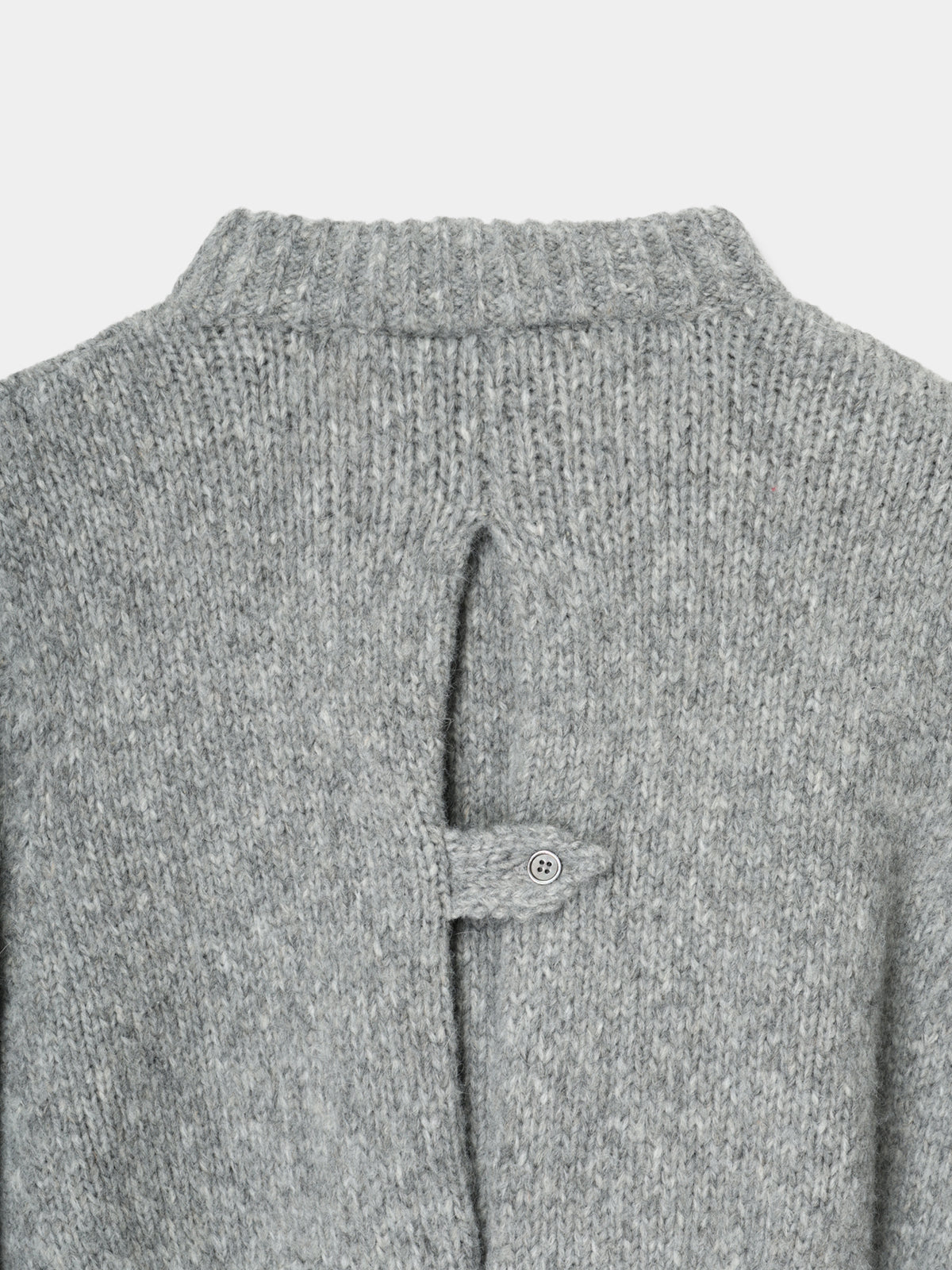 Detachable Hood Knit Blouson