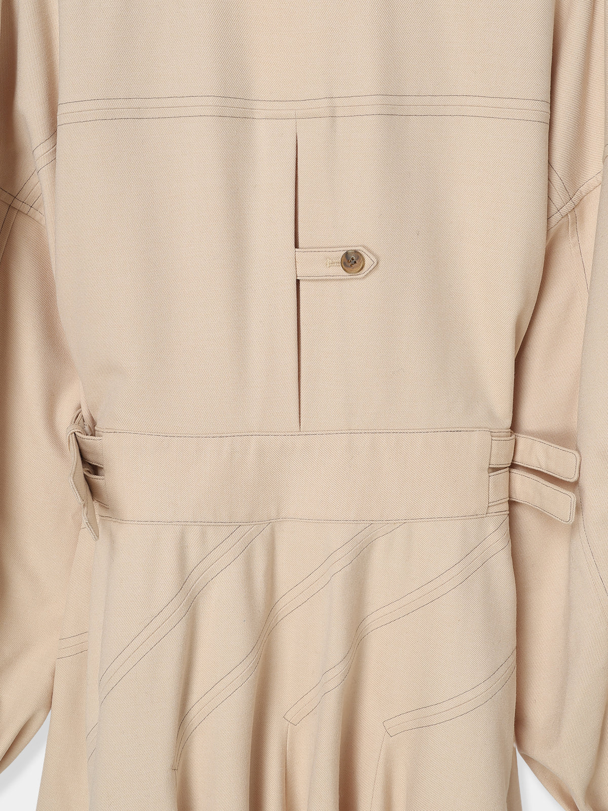 Asymmetric Side Buckle Dress