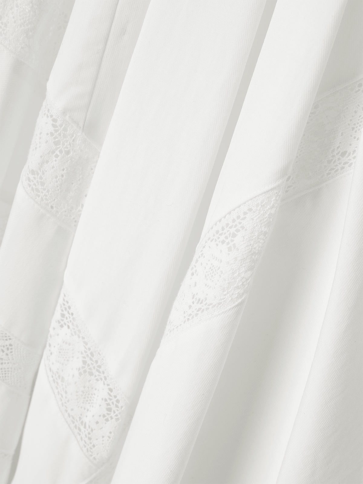 Asymmetric Lace Panel Dress