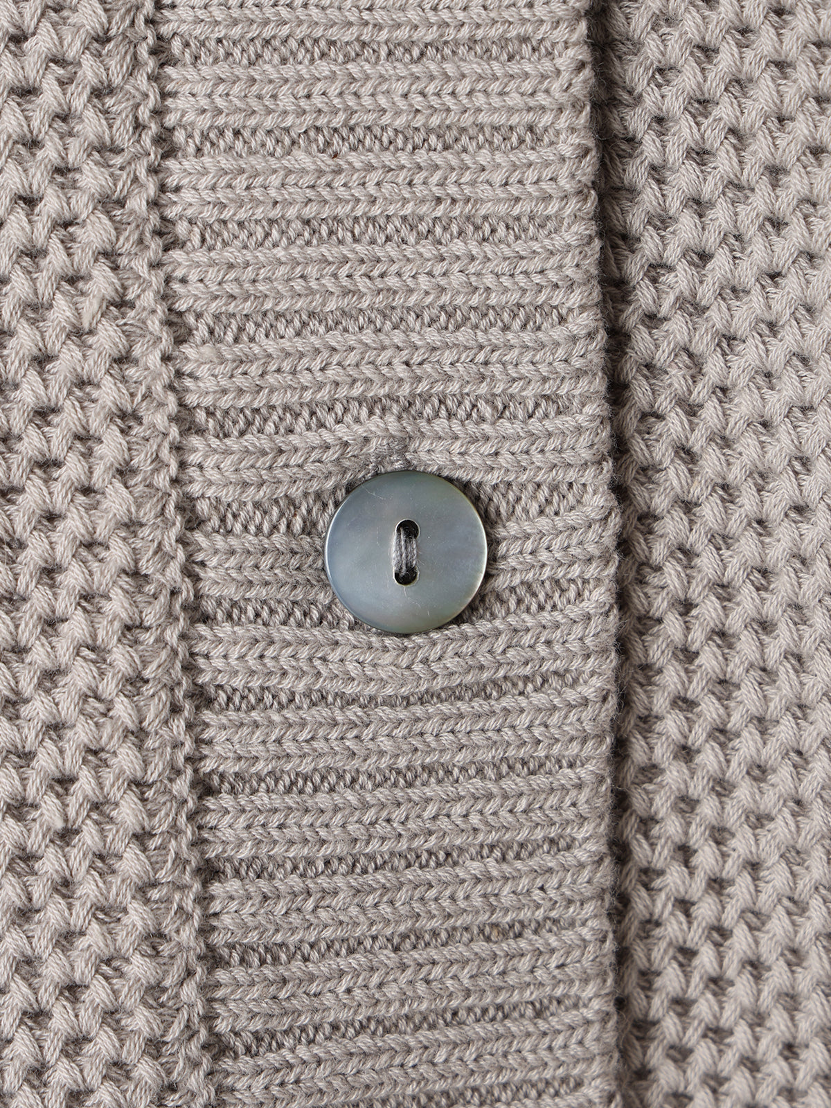 laube blanc Basket Knit Cardigan グレー Basket Knit Cardigan – L'AUBE BLANC