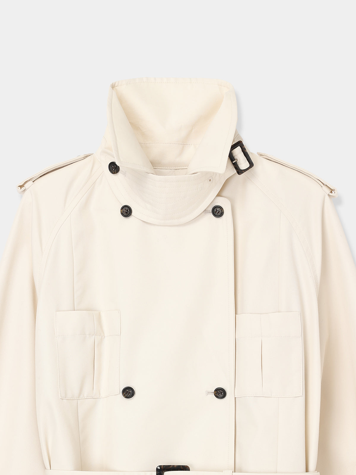 Belted Flare Trench Coat