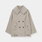 Signature Wide Lapel Mid Coat